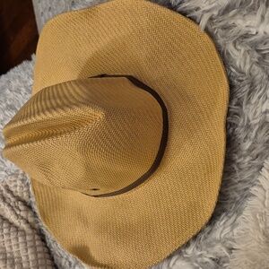 Tan/brown Woven Cowboy Hat